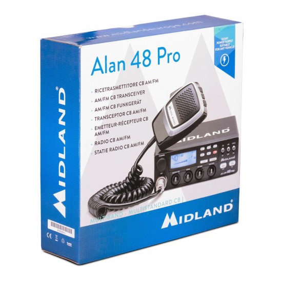 Radio station Alan 48 Pro CB Radio (12/24V)