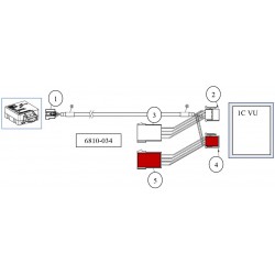 Кабель модуля DSRC до тахографа Кабель модуля DSRC до тахографа